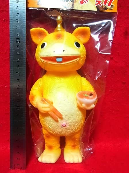 Amazon.co.jp: 快獣 ブースカ ラーメン 黄 ソフビ/ブルマァク : おもちゃ